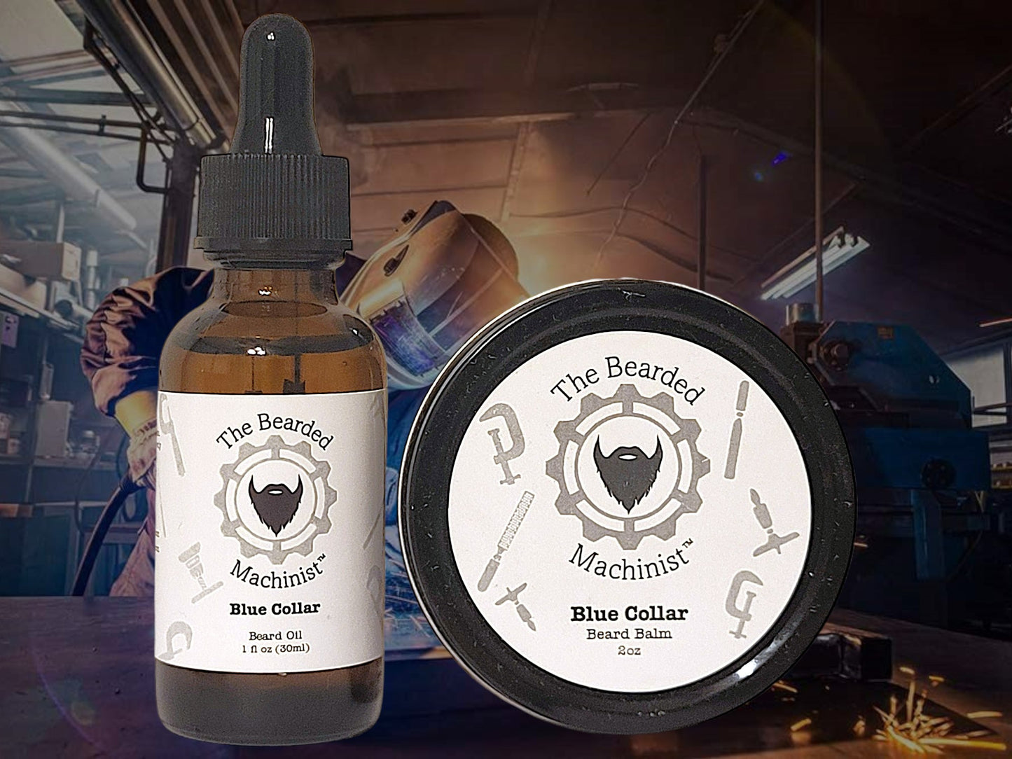 Blue Collar Oil/Balm Combo