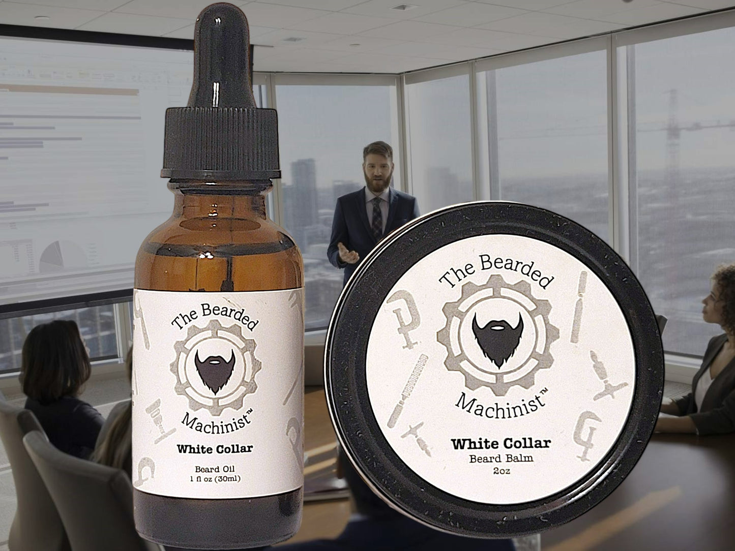 White Collar Oil/Balm Combo