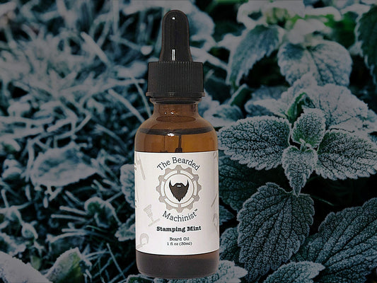 Stamping Mint Beard Oil