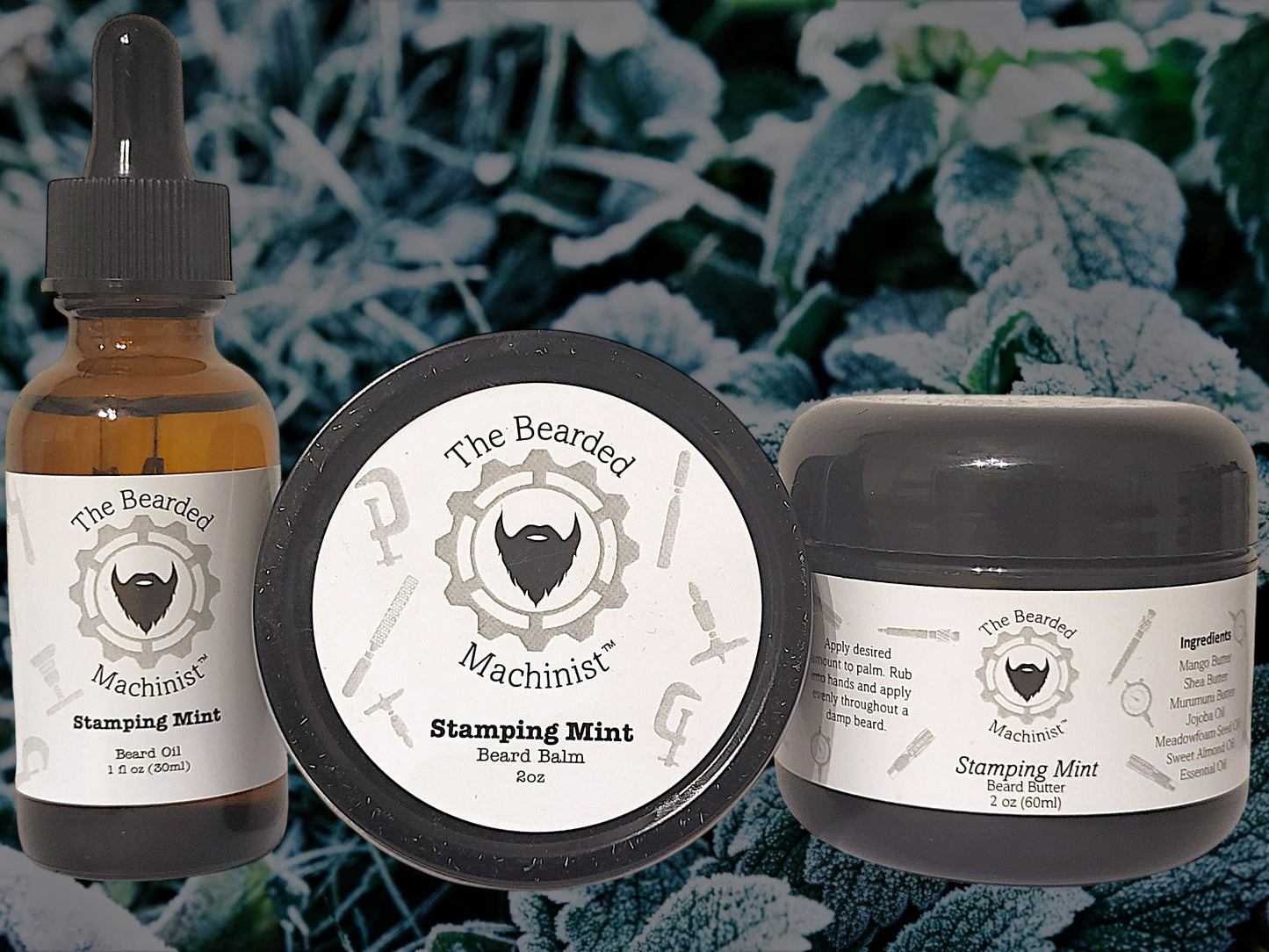 Stamping Mint Oil/Butter/Balm Combo