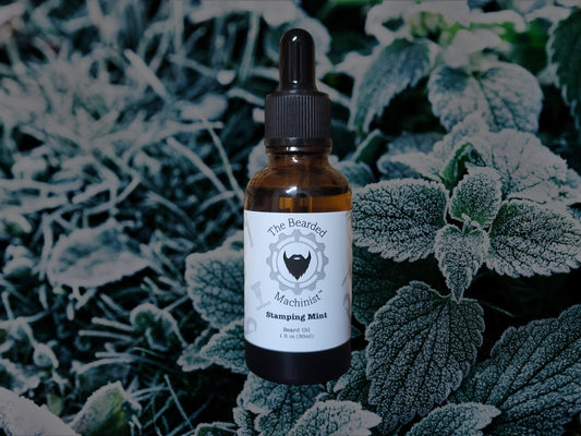 Stamping Mint Beard Oil